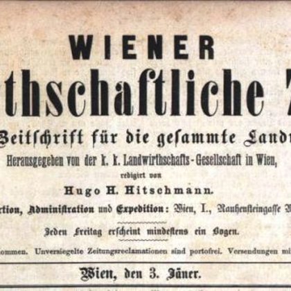 Vídeňské zemědělské listy (Wiener Landwirtschaftliche Zeitung)