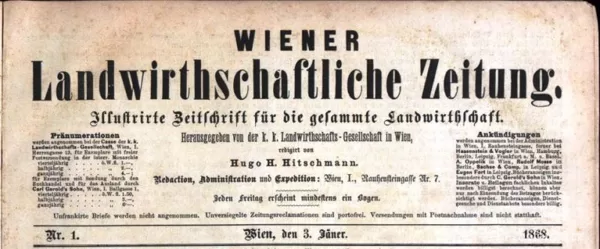 Vídeňské zemědělské listy (Wiener Landwirtschaftliche Zeitung)